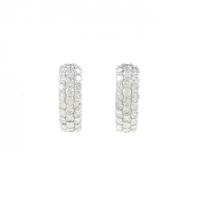 Authentic K18WG Diamond Earrings 1.00CT #260-007-110-6878 | eBay