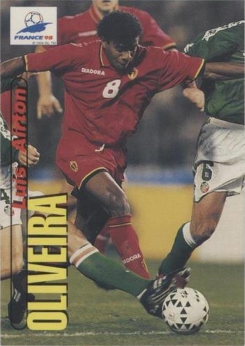 FRANCE 98 #65 Luis Hernandez Mexico CARD FIFA WORLD CUP 1998