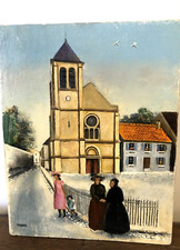 Madeleine Luka -le jour du seigneur - huile sur panneau