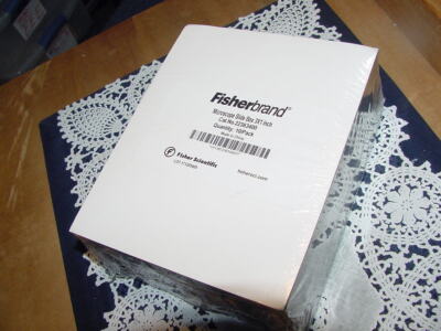 Fisherbrand 22663400, Microscope Slide Box, 3 X 1 Inch, 10/Packages, NEW SEALED!