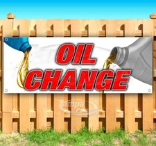 OIL CHANGE Advertising Vinyl Banner Flag Sign Many Sizes MECHANIC SB05635