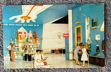 DISNEYLAND Vintage Postcard MONSANTO Where CREATIVE CHEMISTRY WORKS WONDERS 4 U