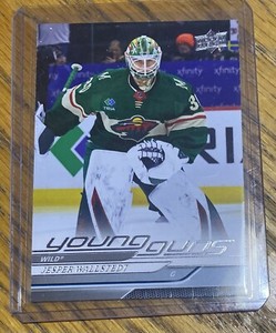 2024-25 Jesper Wallstedt Upper Deck UD Young Guns YG Rookie RC Wild #202
