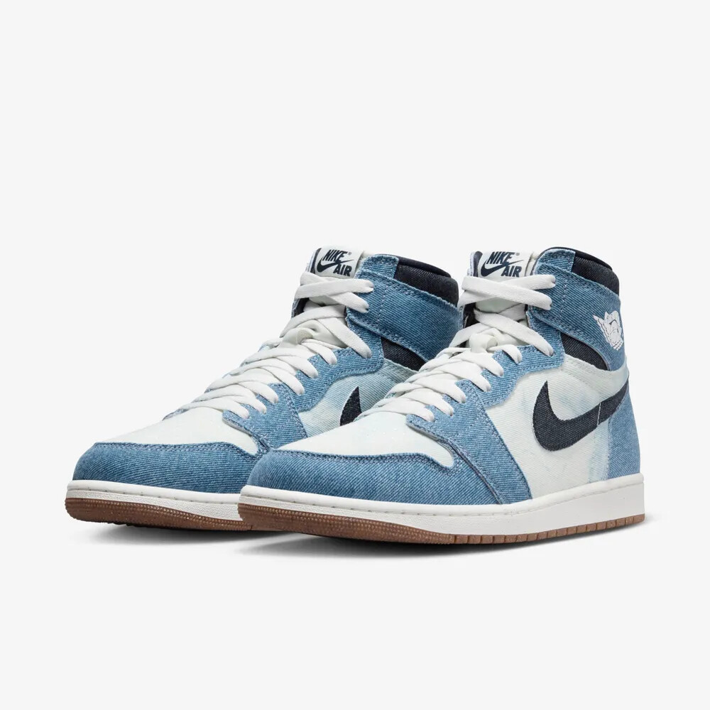 Size 9.5 - Air Jordan 1 Retro OG High Denim for sale online | eBay
