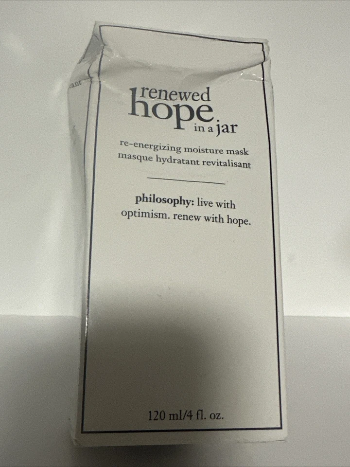 Philosophy Renewed Hope In A Jar Energizing Moisture Mask 4 oz NIB - Image 2 of 3