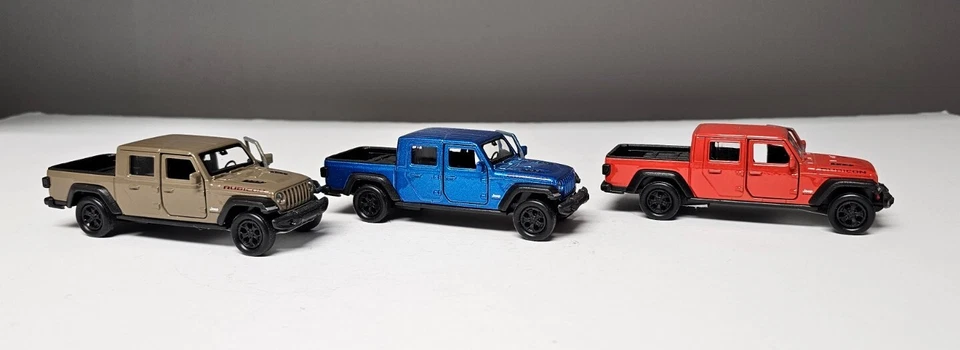 3-JEEP GLADIATOR Autorizado de Fábrica VERDADEIRO carro promocional "mini" promoções EXCELENTE detalhe! - Imagem 2 de 4