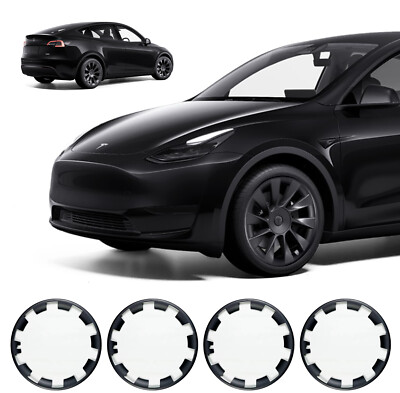 Tesla Model Y 20、21 Inch Rim Protectors Black Wheel Covers - PC+ABS Composite