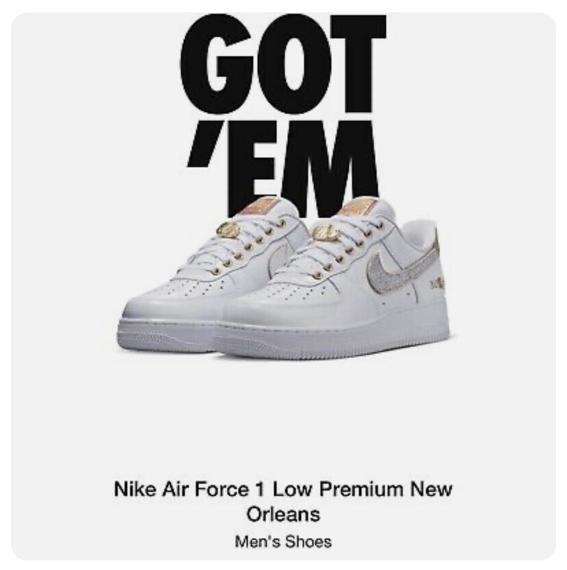 Nike Air Force 1 NOLA BRAND NEW WITH BOX 11.5 | eBay