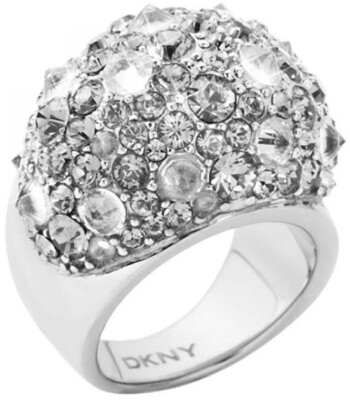 DKNY Damenring Edelstahl Silber NJ1728040