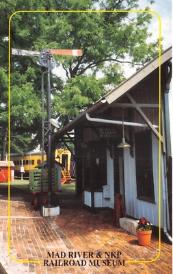 AMERICAN RAILWAYS W.& L.E CURTICE OHIO DEPOT UNBENUTZT NEUWERTIG