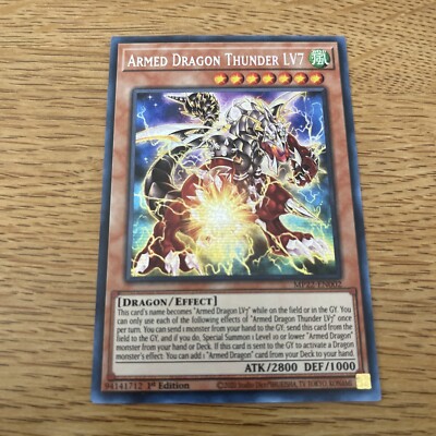 Yugioh Funny Shop] 1 Lá Thẻ Bài Armed Dragon Thunder LV7 - MP22-EN002