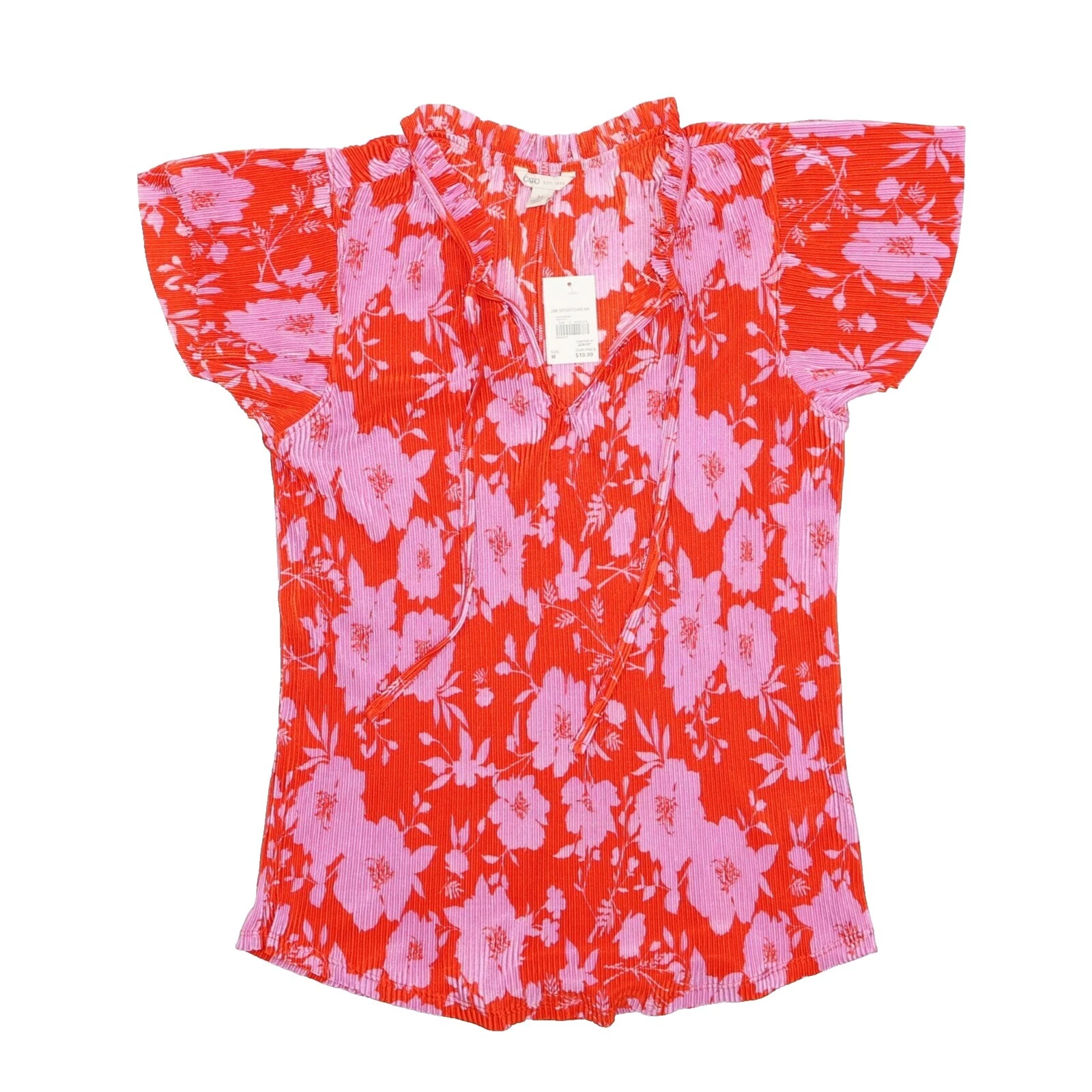 Топы с цветочным узором из полиэстера для женщин Cato