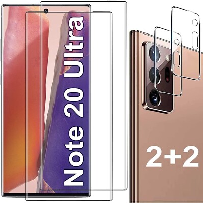 Samsung Galaxy Note 20 Ultra Screen Protector AntiFingerprint Tempered Glass 2Pc