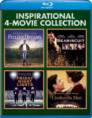 Inspirational 4-movie Collection (Field of Dreams / Seabiscuit / Blu-ray Gaby 