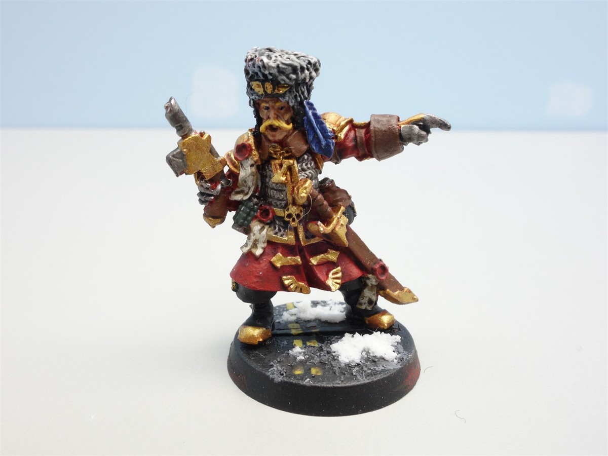 Warhammer 40k - Commandant Vostroya Astra Militarum - Figurine Peinte Et Assemblée