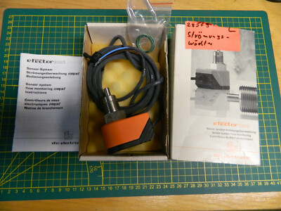1x ifm IFM Sensor SCR 12 ABA FPKG Strömungswächter Sensor-System 28569