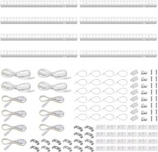 Barrina T5 LED Grow Light 5000K Full Spectrum Sunlight 1FT Plant Lamp 8 Packs