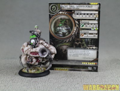 40mm Warmachine WDS painted Cryx Bloat Thrall Overseer Mobius a15