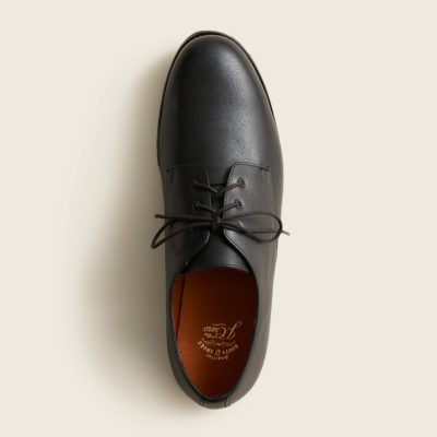 NEW $168 J Crew Camden Horween USA Leather Bluchers Black  display picture 2