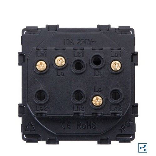 Glas Lichtschalter, Steckdose, Wechselschalter, Dimmer, TV, USB, Türklingel uvm. - Bild 26 von 66