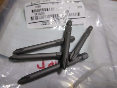 #2Phillips 1/4''Hex 2-3/4''OAL Extra Hard Power Bit QTY 5