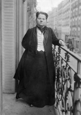 Madeleine Pelletier Physician politician France Running for th- 1910 Old Photo