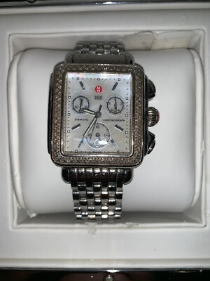 Michele Deco Women's Watch With Diamonds MW06A01A1025 | eBay