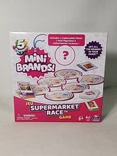 5 Surprise Mini Brands Supermarket Race Board Game by Spin Master NEW