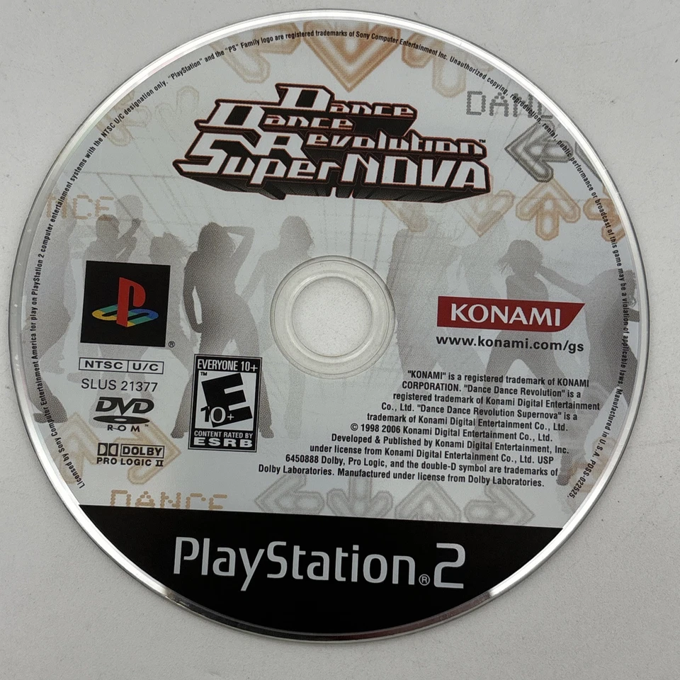 Solo disco Dance Dance Revolution Supernova y DDRMax Sony Playstation 2 PS2 Foto 2 de 3