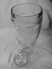 Glass Beer Boot 1.5L Novelty German Bierstiefel Oktoberfest Man Cave half-litre