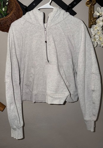 Lululemon half-zip scuba jacket, size xl, heather-gray, smoke free, guc.