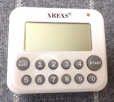 XREXS Digital Kitchen Timer - Countdown & Up - Magnetic Back + Clip - LOUD Alarm