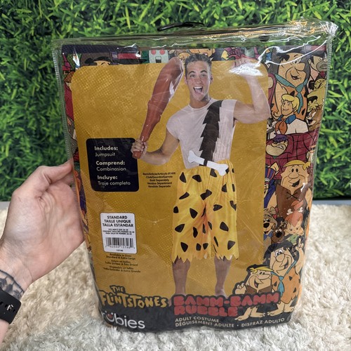 The Flintstones: Bamm-Bamm Animated Adult Costume - Size Adult Standard