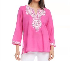 Karen Kane Prim Embroidered Tunic Size XS