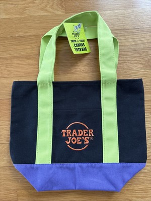 Trader Joe s 2025 Mini Halloween Limited Edition Canvas Tote Bag