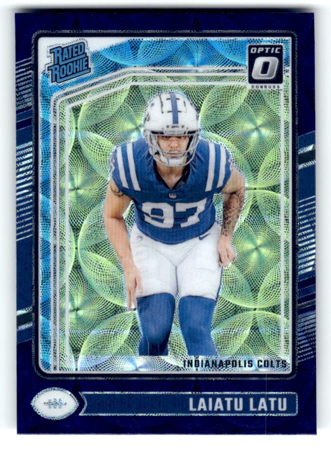 2024 Donruss Optic #267 Laiatu Latu Blue Scope