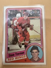 1984-85 Topps Steve Yzerman #49 Rookie Card RC Detroit Red Wings HOF. rookie card picture