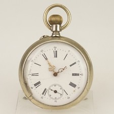 WORKING Pocket Watch Men's no fusee no duplex no chronometer no repeater RAR