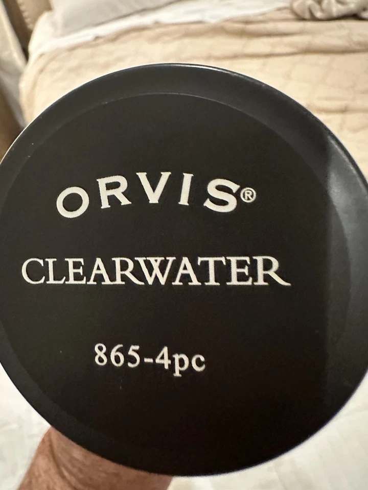 Caña de pescar con mosca Orvis y carrete con caja y estuche de caña de pescar con honda Foto 4 de 4