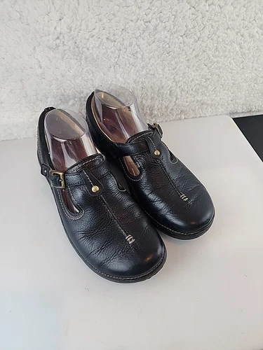 Scarpa donna CLARKS UN strutturata in pelle nera 38897 taglia 9N