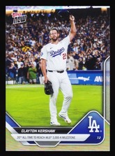 CLAYTON KERSHAW Dodgers MLB 3000 K Milestone 2025 Topps Now Platinum Foil P373