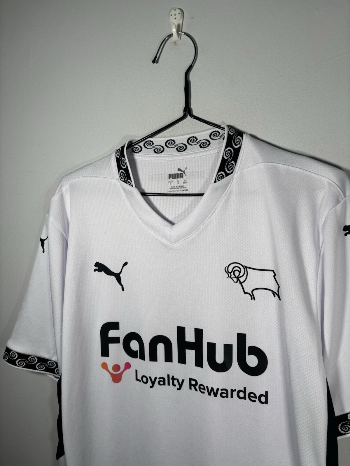 Original Derby County Home Football Shirt 2024/25 Men’s large  thumbnail 3