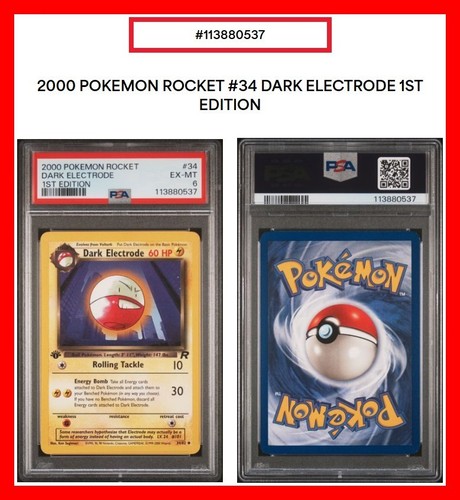 Dark Electrode (1st Edition) graded PSA 6 for sale on eBay