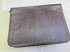 vintage chrysler pentstar marked leather document portfolia clutch case — photo 3