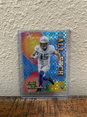 2024 Topps Chrome Ladd McConkey (RC) #CAE-LM All Etch X-Fractor LA Chargers