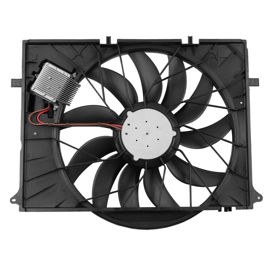 Conjunto de ventilador de refrigeración del radiador para Mercedes-Benz S430 S500 A2205000193 2000-2006 Foto 3 de 4