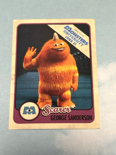 George Sanderson Disney Monsters University Scare Card #8 Projectionist - Foto 1 di 2