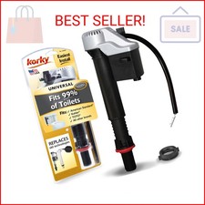 Korky QuietFILL Platinum Toilet Fill Valve - Universal Fits 99 of Toilets - Eas