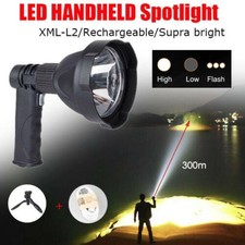 LED 10W 12V LED Handheld Spot Light Hunting Shooting Spotlight Camping Hiking