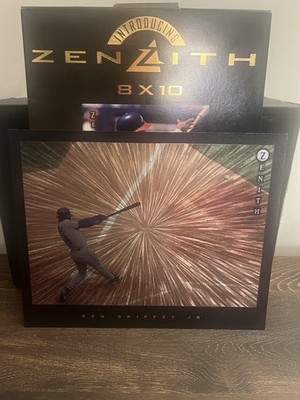   1997 Pinnacle Zenith Ken Griffey Jr. Dufex Tech 8x10 Card #4 Of 24 NM+